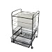Design Ideas File Storage Cart, Black