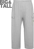 New Orleans Saints Big & Tall Grey Cargo Fleece Pants