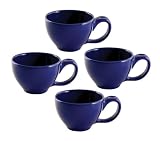 Chantal 16-Ounce Multi-Use Mug, Semi Gloss Indigo Blue, Set of 4 by Chantal