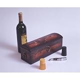 Wine Line WL-G2026 1 Bottle Horizontal Wooden Wine Box - Fruit Design
