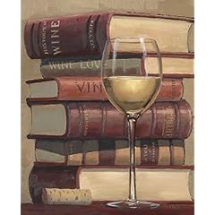 Novel Wine von James Wiens - Hochwertiger Leinwanddruck (24 cm W x 30 cm H x 5 cm D)