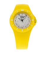 Light Time Reloj Silicon Space Strass Amarillo