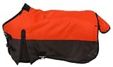 600 Denier Waterproof Turnout Blanket - 52 Miniature Horse - Turquoise & Brown