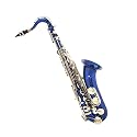 Cecilio 2Series Blue Lacquer with Gold Accents Tenor Saxophone w/ Case and Accessories