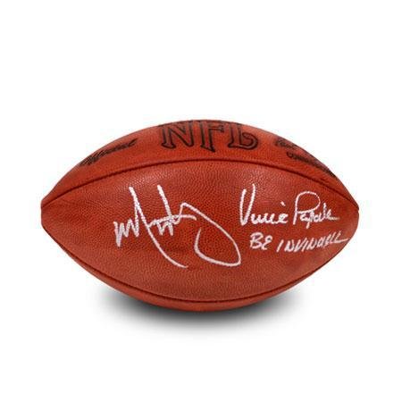 Vince Papale Signed Ball - Mark Wahlberg : FB - Autographed Footballs