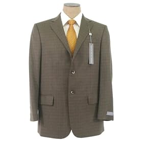 Oscar De La Renta Mens 2 Button Brown Wool Sport Coat Blazer Jacket - Size 50R by Oscar de la Renta