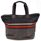 GUCCI グッチ ディアマンテファブリック ナイロン トートバッグ ラージ ベージュ×ブルー×レッド 268106 F951N 8611 GUCCI トートバッグ