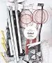 Markwort Deluxe Combination Badminton and Volleyball Set