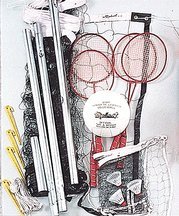 Markwort Deluxe Combination Badminton and Volleyball Set