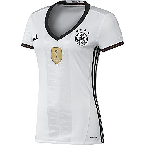 adidas Damen UEFA EURO 2016 DFB Heimtrikot Replica, weiß/schwarz, 2XL, AA0137
