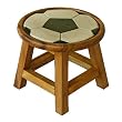 Handmade Soccer Design Stool