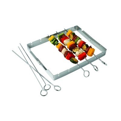 Camping Gaz 200988 Grillspießhalter mit 6 Grielspießen