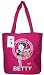 Apparel : Betty Boop Xtra Large Dark Pink Tote