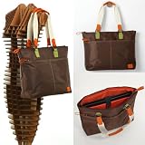 miim Fashion Tote Bag(Brown) for for the Dell INSPIRON 1420 14.1-inch/Gift Pouch Fast Shipping