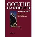 Goethe-Handbuch. Supplemente Band 3: Kunst