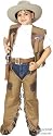 Child's Cowboy Chaps Costume 8-10
