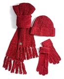 Charter Club Chenille Shaker Stitch Cuffed Hat
