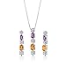 2.50 cts Oval Cut Amethyst Citrine Pendant title=
