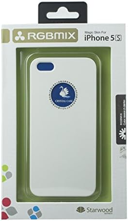 RGBMIX ZS05W Cheap Waterproof Crystal Case/Otterbox for IPhone 5 5S Hard Case/Otterbox Cover,White