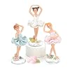 Set of 3 Ballerina Girl Figurines 3 Sweet Poses Ballet