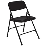 National Public Seating 210 Premium Steel Folding Chair, 200 Series, Double Hinge, 4 Chairs Per Cart