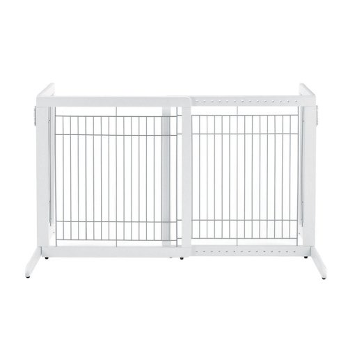 Freestanding Hardwood Dog Gates