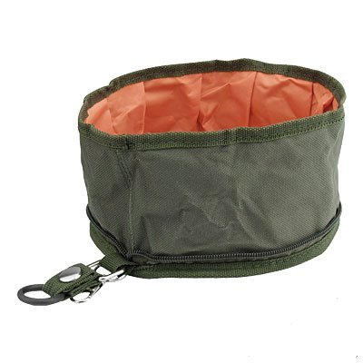 Collapsible Fabric Travel Dog Pet Food Water Bowl