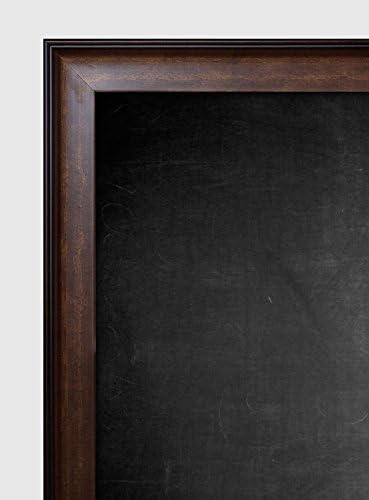 Large Framed Chalkboard 72x42 Inch Or 6 Ft By 3.5 Ft With Brown Frame