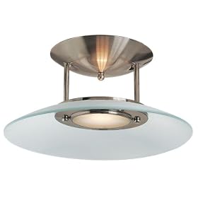Access Lighting 50451-BS/FST Argon SemiFlush Semi Flush Ceiling