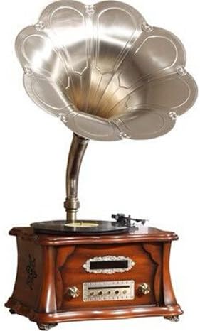 Pyle-Home Classic Gramophone with AM/FM Radio and DVD/CD/MP3/USB