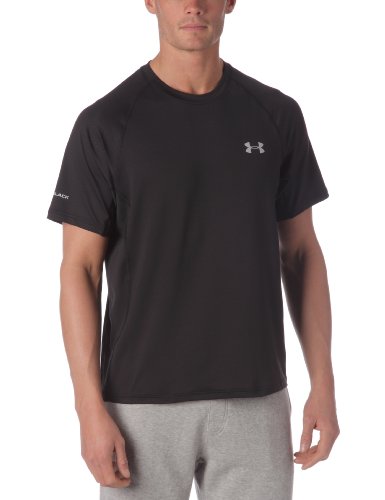 Under Armour Herren Shirt Coldblack Run Shortsleeve, schwarz (blk/blk), LG, 1234420 Preisvergleich
