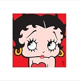 Betty Boop - Red - 16 x 16 Poster