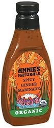 Annie's Naturals Spicy Ginger Marinade, Organic, 10-Ounce Bottles (Pack of 6)