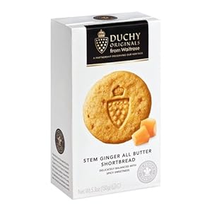 Duchy Originals Stem Ginger All Butter Shortbread, 5.3-Ounce