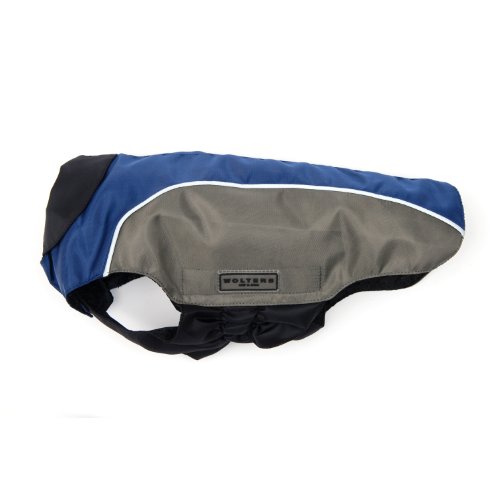 Wolters Cat&Dog 47014 Hundemantel Rainy Days Short Sleeve 40 cm, blau/grau Preisvergleich
