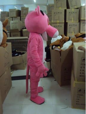 love day shop Mascot Costume Adult Character Costume Mascot As Fashion Free Shipping Cosplay Pink Panther(Medium)