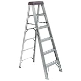 Louisville Ladder AS1012 300-Pound Duty Rating Aluminum Stepladder, 12-Foot