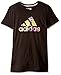 adidas Girls' 30S Short Sleeve Tee Electric Adi Log