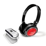 Coby CV18523RED Jammerz Xtreme Deep Bass Stereo Headphones and Speakers (Red)