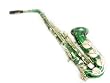 Cecilio Green Lacquer With Gold Accents Alto Saxophone Kit