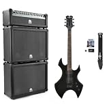 Metal-X Guitar + White Horse GT260 DSP Amp Pack Black