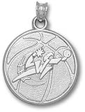 Washington Wizards 3/4'' Sterling Silver Wizard Basketball Pendant