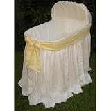Maddie Boo Ellla Yellow Bow Baby Bassinet