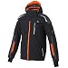 Jacket:Category: JacketType: winter coatGender / Age: MenSeason: WinterClothing layer: outer layer / weather protection coatingWater proof: yesWind proof: yesMaterial:Membrane type: own membraneWater columm: 10000 mmCover material: 100% polyamideLining: 100% brushed polyesterProcessing:with sealed seams: yesEquipment:Outer pockets: 2 deep zipper pockets, 1 chest pocket with water-resistant HI-Tech zipper and 1 ski pass sleeve pocket with zipperInner pockets: 1 inner pocket for music player, 1 mesh storage pocketwith lowerarm ventilation: yesAdjustable cuffs: yeswith Hood: yesDetachable hood: yesSpecific product size information: normal size