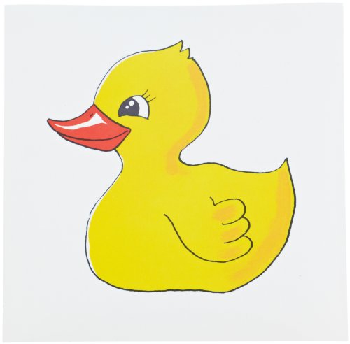Wenko 3411116100 Kacheldekor Swimming Duck - 10-er Set, deckend, abwaschbar, 14.8 x 14.8 cm