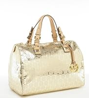 MICHAEL Michael Kors Grayson Large Jet Set Monogrammed Tote, Pale Gold MICHAEL Michael Kors Grayson Large Jet Set Monogrammed Tote, Pale Gold