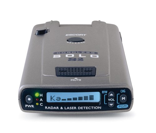 Escort Solo S2 Cordless Radar and Laser Detector