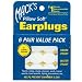 Mack's Pillow Soft Silicone Earplugs, Value Pack, 6 pr