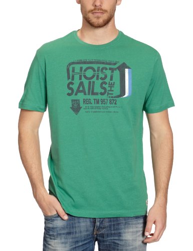 TOM TAILOR Herren T-Shirt 10226380010/cotton made in africa tee, Gr. 56 (XXL), Gr&uuml;n (7279) Preisvergleich
