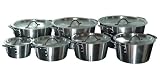 Gourmet Chef 14 Piece Aluminum Cookware Set Gourmet Chef 14 Piece Aluminum Cookware Set